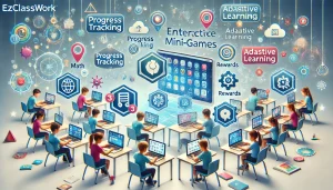 Features of EzClasswork’s Interactive Mini-Games