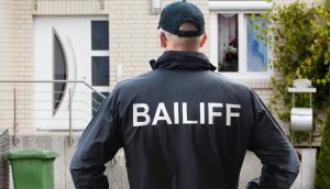can bailiffs enter your house when you are not there