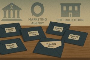 Who Typically Sends Letters from PO Box 7472 Bilston