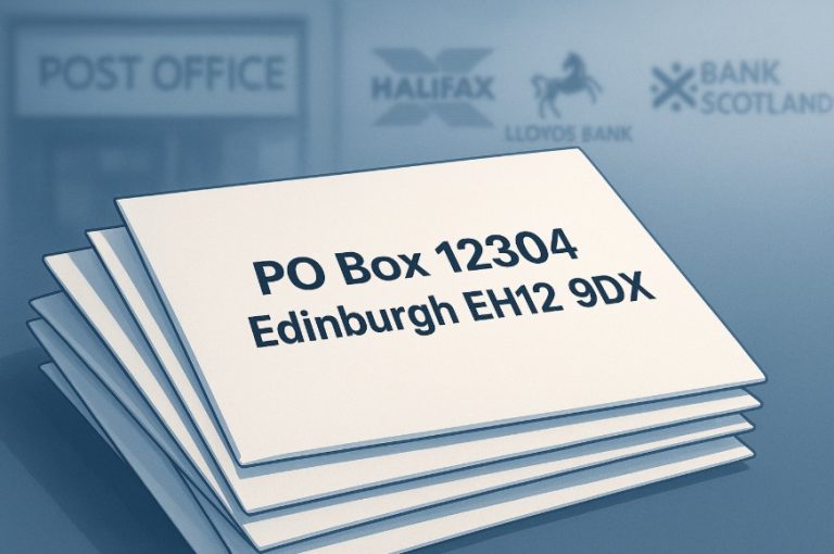 Who Uses the Address PO Box 12304 Edinburgh