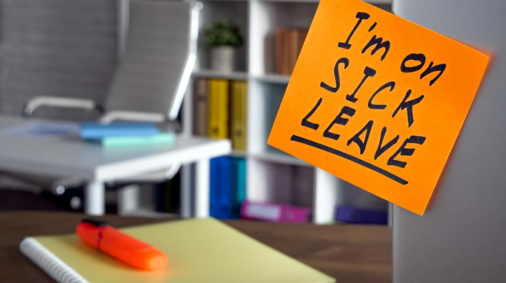 can you go on holiday whilst on sick leave uk