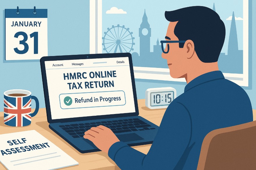 how long does it take hmrc to process tax return online