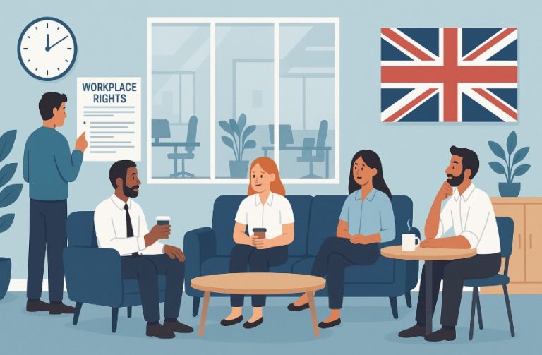 law on breaks at work 8 hour shift uk