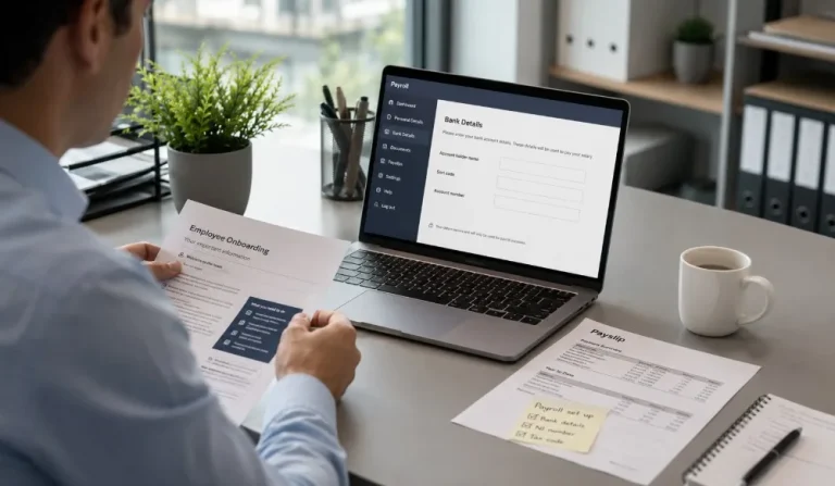 what bank details do employers need