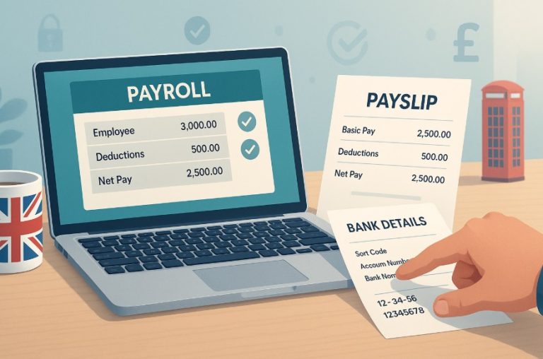 what bank details do employers need