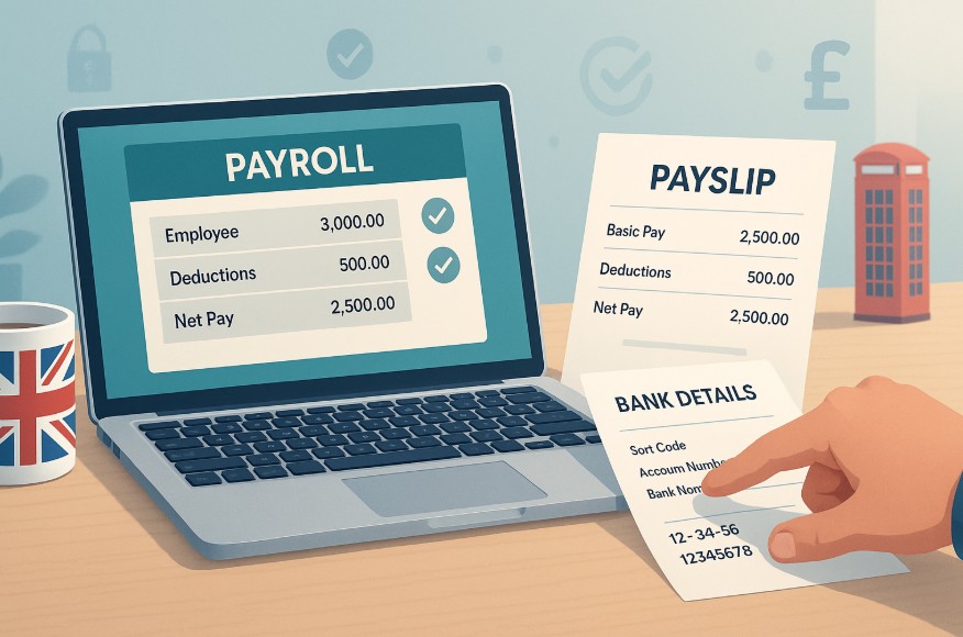 what bank details do employers need