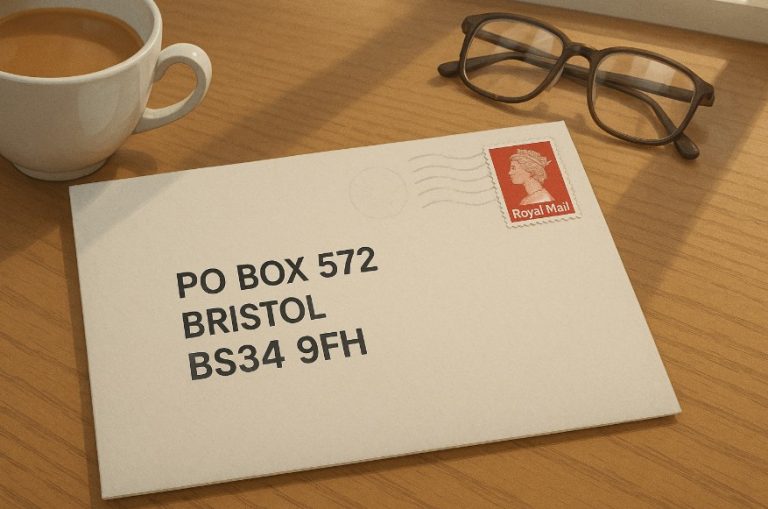 po box 572 bristol bs34 9fh