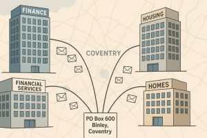 Who Uses the Address PO Box 600 Binley Coventry