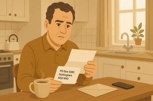 Why Might You Receive Mail from PO Box 5283 Nottingham NG2 9HD