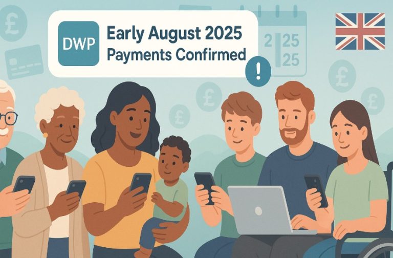 dwp confirms early august 2025 benefit payments for many