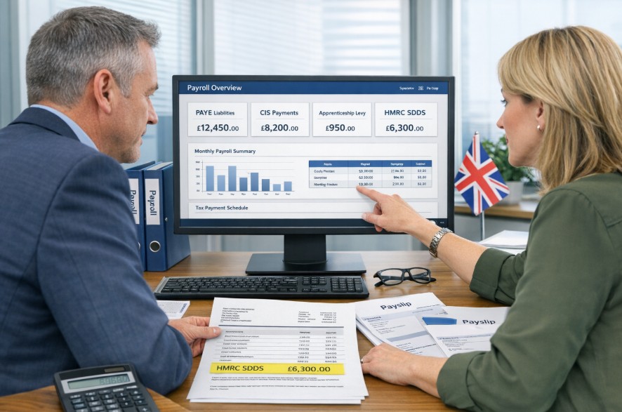 hmrc sdds payment