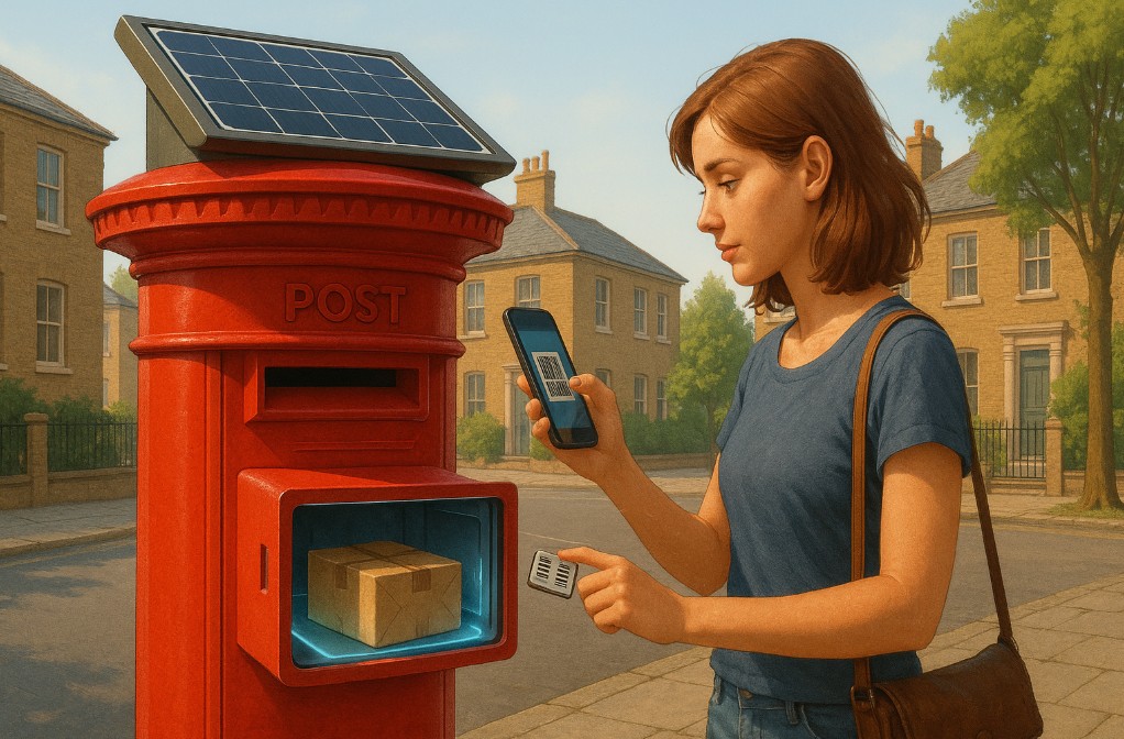 Solar Post Box Royal Mail's Solar Powered Postboxes | Are They the Future of UK Mail ...