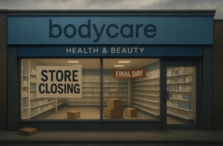 bodycare store closures