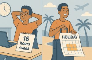 if i work 16 hours a week how much holiday am i entitled to