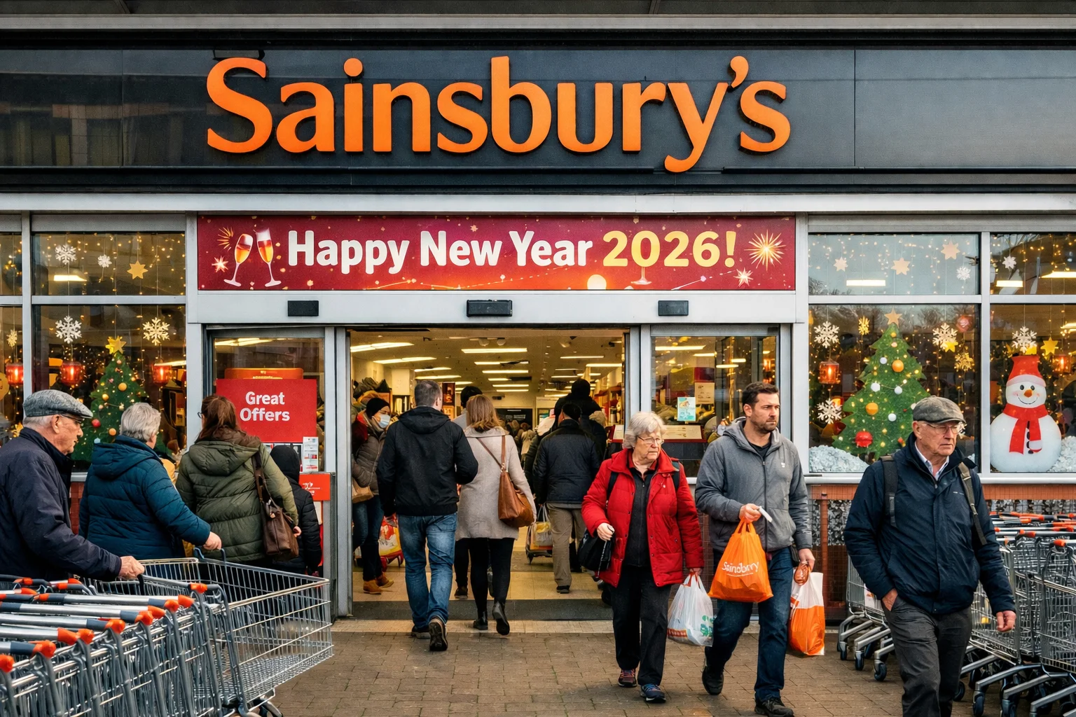 Sainsbury’s New Year Opening Times 2026