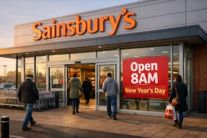 What Time Does Sainsbury’s Open on New Year’s Day 2026