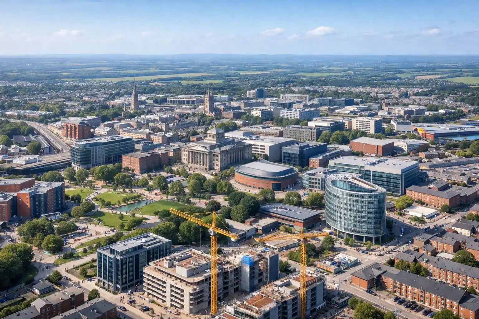 preston in north west growth landscape
